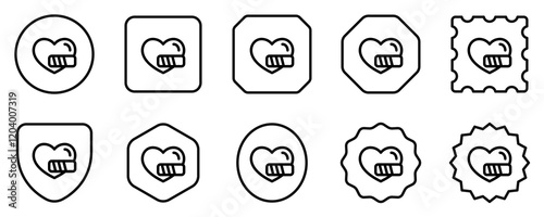 Editable life, heart, health point vector icon. Video game, game elements. Part of a big icon set family. Perfect for web and app interfaces, presentations, infographics, etc