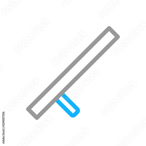 Police baton icon. Concept of law enforcement, security, and self defense.