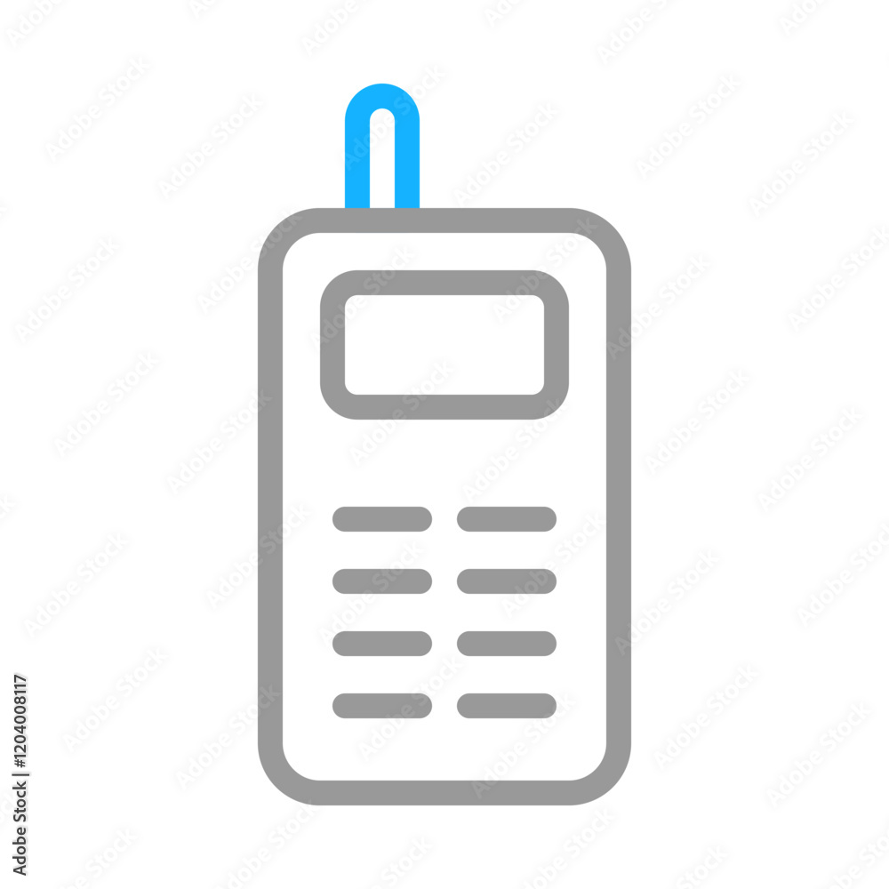 Retro Cell Phone Icon. Concept of outdated technology and communication. Retro Cell Phone Icon. Concept of outdated technology and communication.
