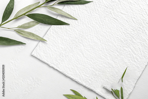Ethereal White Watercolor Paper Texture Background