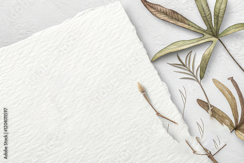 Ethereal White Watercolor Paper Texture Background