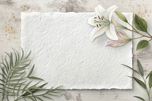 Ethereal White Watercolor Paper Texture Background
