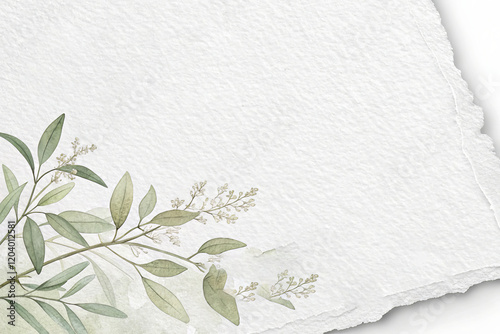 Ethereal White Watercolor Paper Texture Background