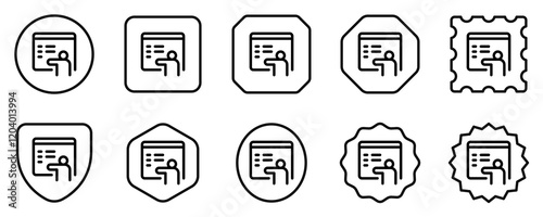 Editable online teacher, tutor, trainer vector icon. Online learning, course, tutorial. Part of a big icon set family. Perfect for web and app interfaces, presentations, infographics, etc