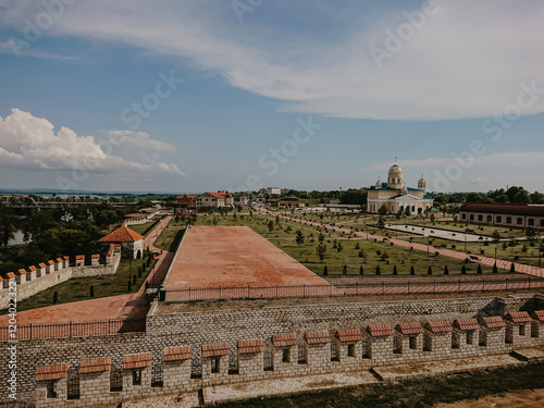 Bendery Fortress is an architectural monument of the 16th century. Located on the right bank of the Dniester River in the city of Bendery, Transnistria photo