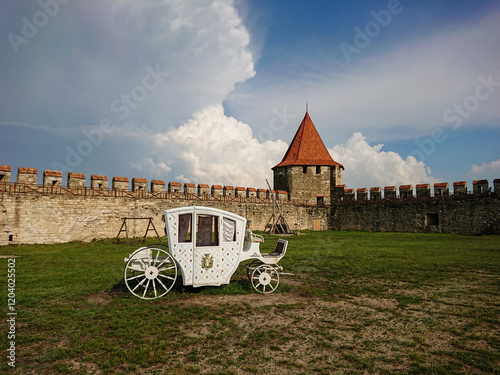 Bendery Fortress is an architectural monument of the 16th century. Located on the right bank of the Dniester River in the city of Bendery, Transnistria photo