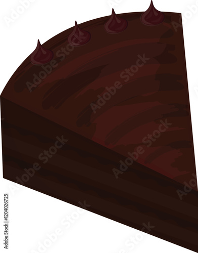 Dark chocolate cake