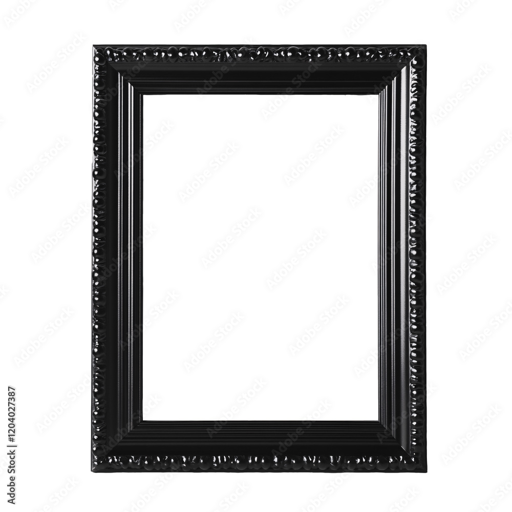 Black picture frame transparent png Black picture frame transparent png