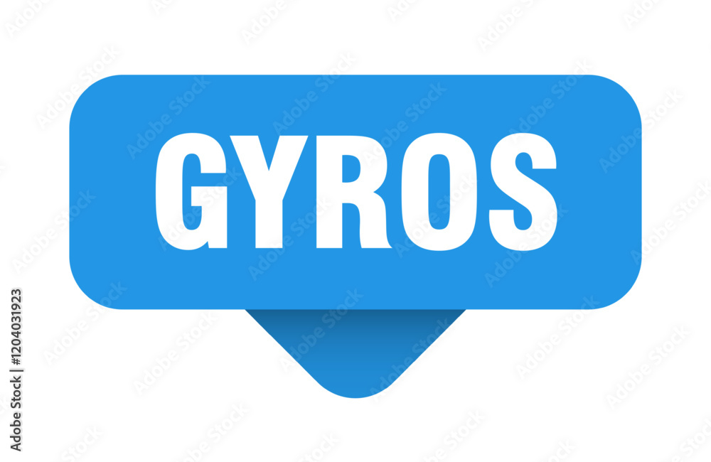 gyros sticker. gyros sign on transparent background gyros sticker. gyros sign on transparent background
