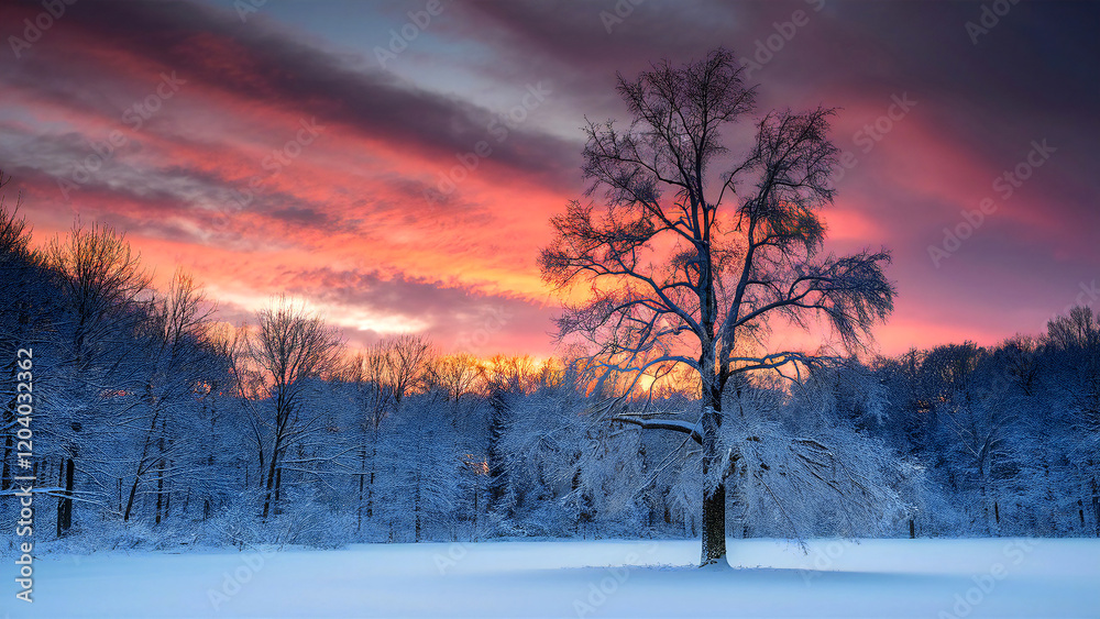 sunset in the mountains Winter Background Image sunset in the mountains Winter Background Image