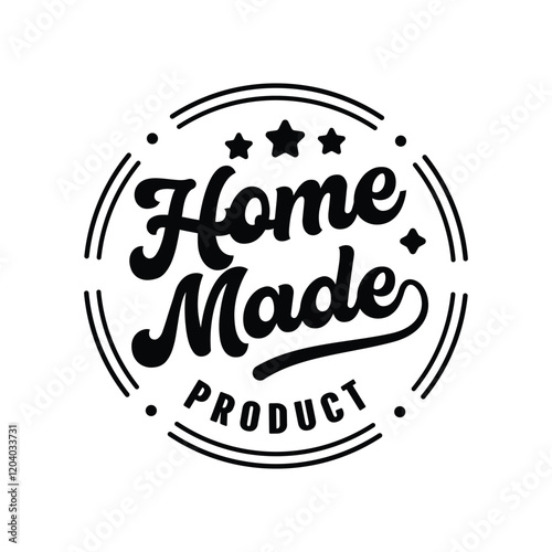 Homemade Elegance Badge Stamp Logo