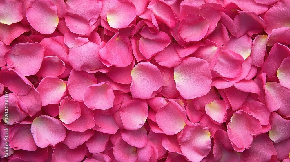 Romantic pink background with cascading rose petals, ideal for Valentines Day promotions or decorative prints. Romantic pink background with cascading rose petals, ideal for Valentines Day promotions or decorative prints.