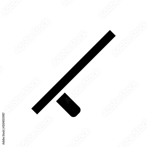 Police baton icon. Concept of law enforcement, security, and self defense.