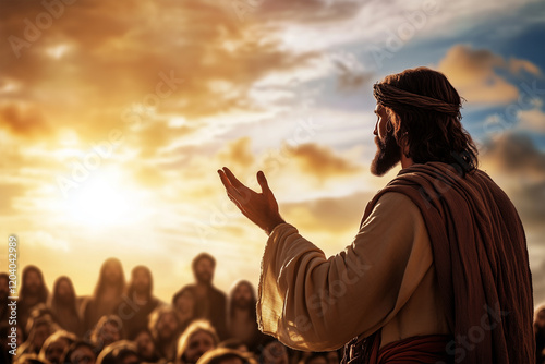 Jesus Speaking to the People Through Parables - Biblical Storytelling