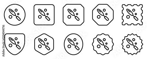 Editable soap bubble vector icon. Part of a big icon set family. Perfect for web and app interfaces, presentations, infographics, etc