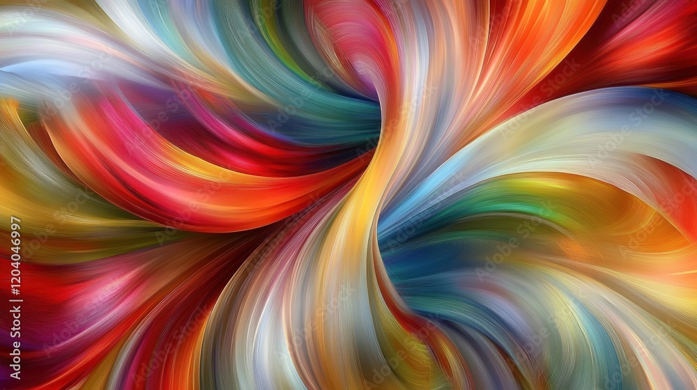 Vibrant Swirl of Colorful Abstract Paints in Motion Artwork Vibrant Swirl of Colorful Abstract Paints in Motion Artwork