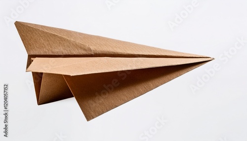 brown paper plane