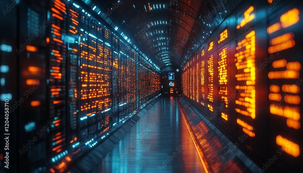 Fototapeta premium a robot managing an investor’s portfolio, analyzing stocks, bonds, and assets to optimize returns, Robo-Advisors for Wealth Management