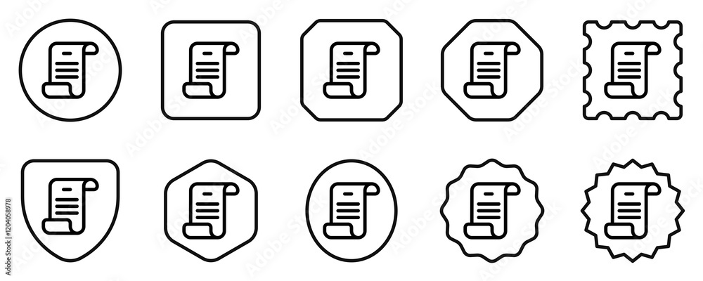 Editable scroll, script, literature vector icon. Part of a big icon set family. Perfect for web and app interfaces, presentations, infographics, etc Editable scroll, script, literature vector icon. Part of a big icon set family. Perfect for web and app interfaces, presentations, infographics, etc