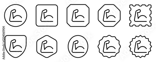 Editable muscular hand vector icon. Part of a big icon set family. Perfect for web and app interfaces, presentations, infographics, etc