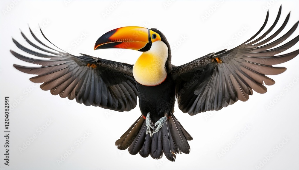 Naklejka premium golden eagle in flight