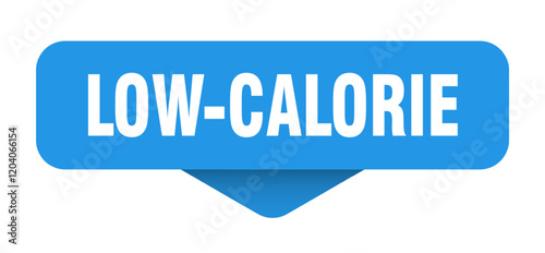 low-calorie sticker. low-calorie sign on transparent background
