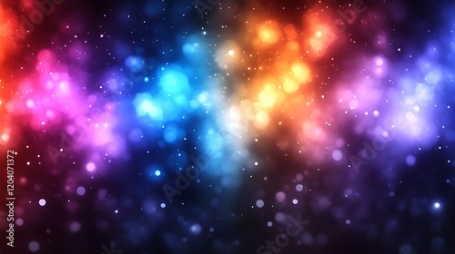 Wallpaper Mural Abstract Colorful Bokeh Lights Background Image Torontodigital.ca