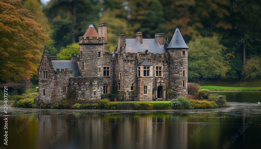 Obraz premium castle and moat