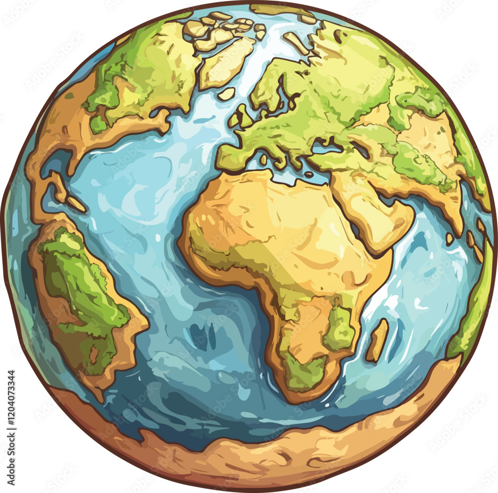 globe earth world planet map illustration vector globe earth world planet map illustration vector