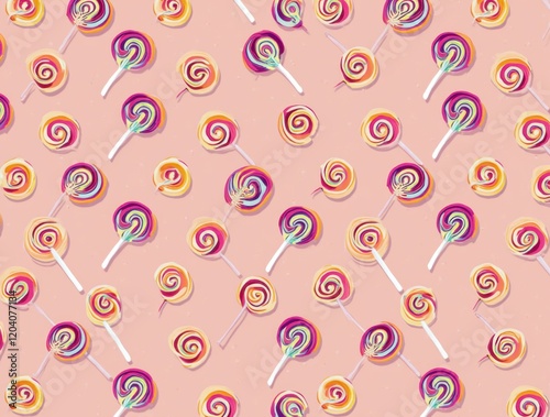 seamless pattern with hearts