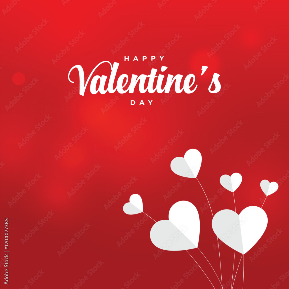 Simple happy valentines day celebration design Simple happy valentines day celebration design