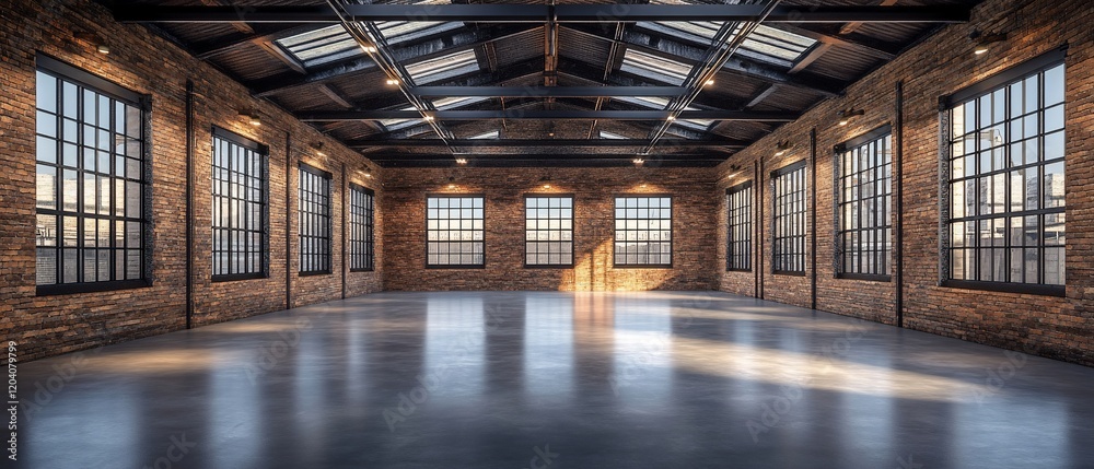 Spacious industrial loft; sunset view Spacious industrial loft; sunset view