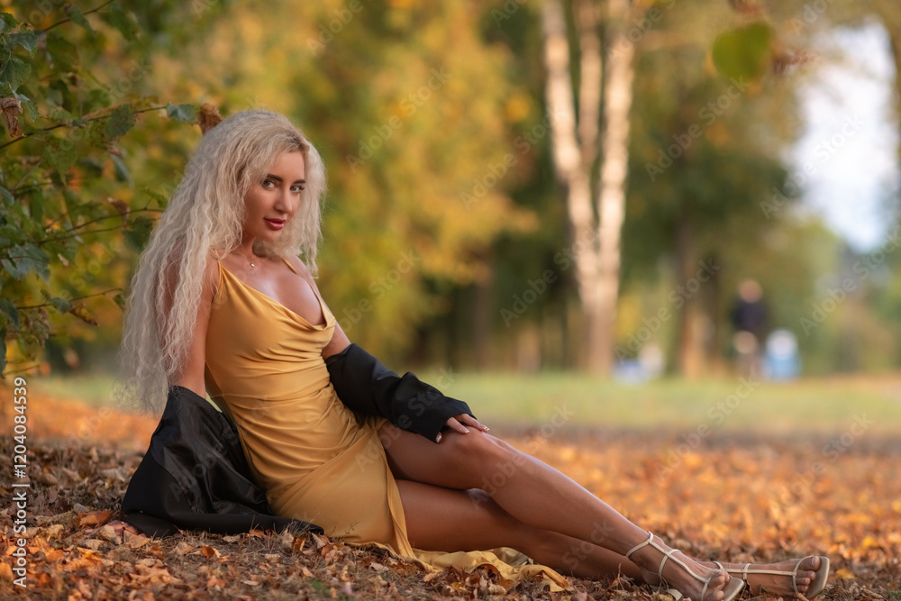 Portrait of a young beautiful blonde girl in nature in summer. Portrait of a young beautiful blonde girl in nature in summer.