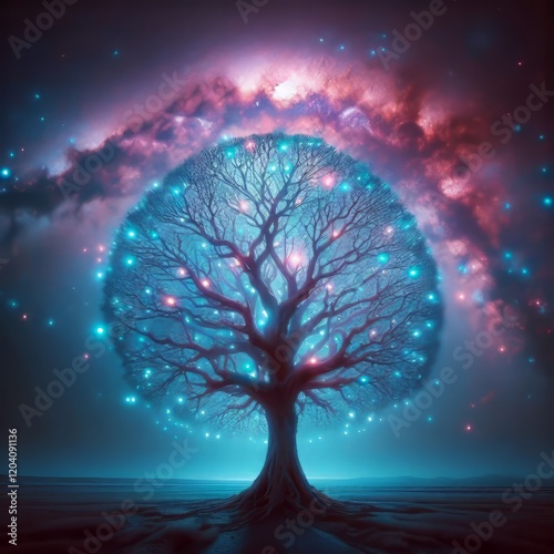 Celestial Tree A tree with branches that reach into the sky each