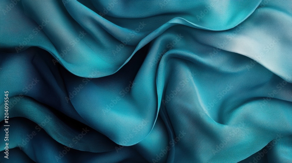 Fototapeta premium Deep blue to soft teal gradient background