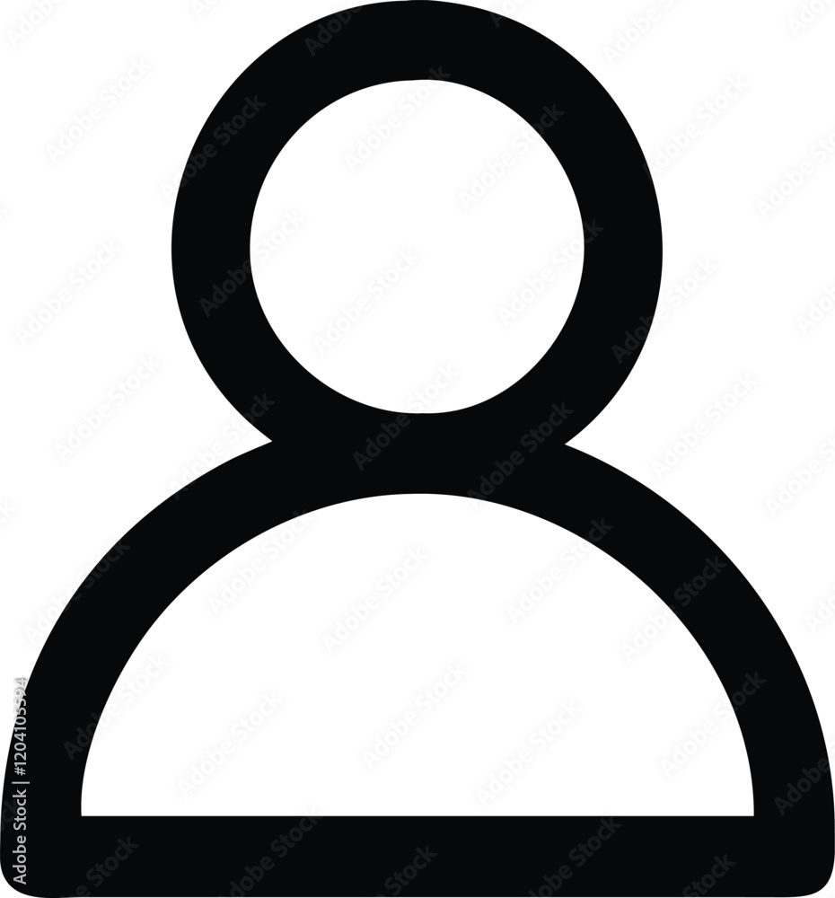 user Icon vector illustration on white background user Icon vector illustration on white background