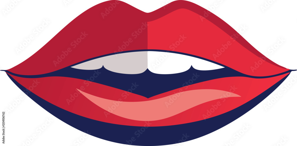women's lips silhouettes vector icons, lip logo design. female lips symbols women's lips silhouettes vector icons, lip logo design. female lips symbols
