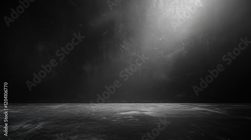 Empty blackboard with subtle chalk marks