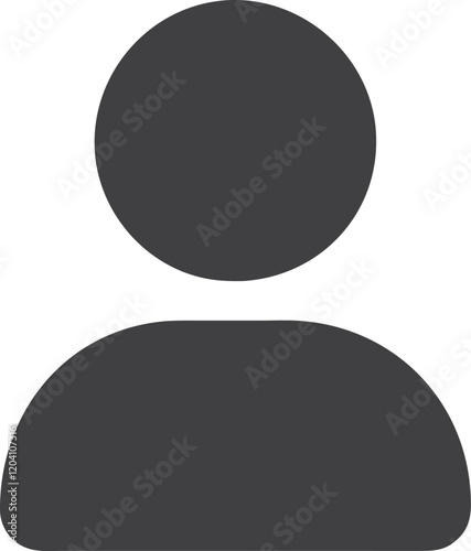 user Icon vector illustration on white background