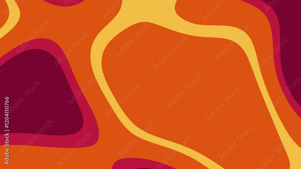 Abstract animated background with orange, red, and yellow wavy shapes, perfect for dynamic backgrounds, artistic projects, and modern design needs Abstract animated background with orange, red, and yellow wavy shapes, perfect for dynamic backgrounds, artistic projects, and modern design needs