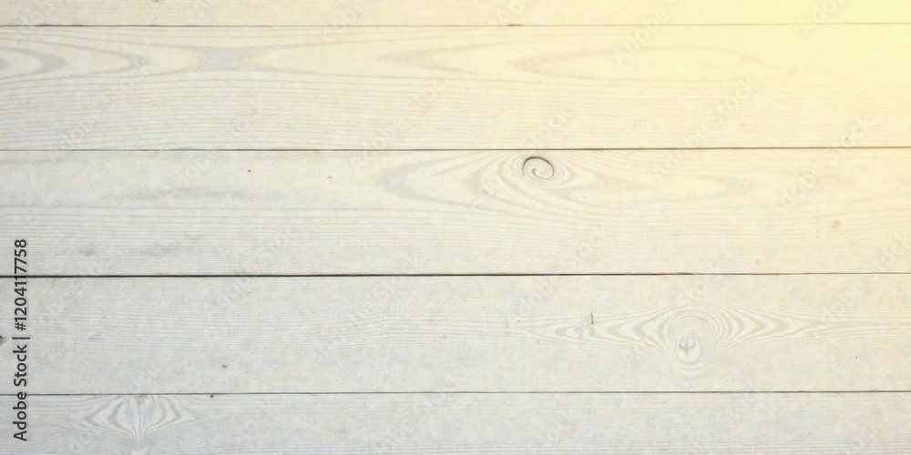 Naklejka premium Light-Colored Wooden Planks Showing Natural Grain and Texture with Subtle Warm Lighting