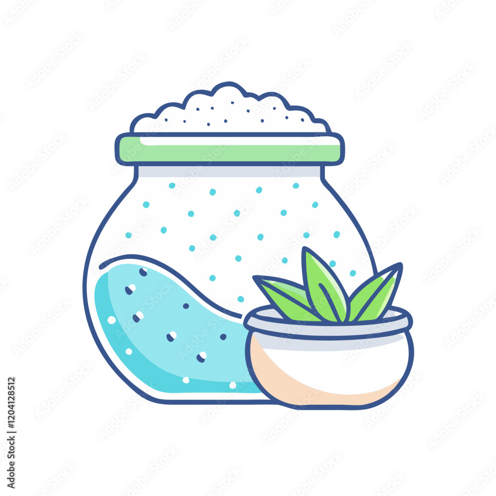 bath salts icon, bath salts vector illustration-simple illustration of bath salts, perfect for bath salts logos and icons bath salts icon, bath salts vector illustration-simple illustration of bath salts, perfect for bath salts logos and icons
