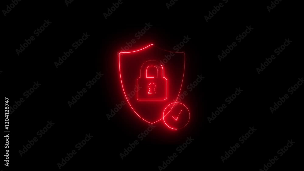 glowing neon color lock animation icon neon security, protection illustration symbol lock secure locker abstract system banner unlock password privacy private padlock internet glowing neon color lock animation icon neon security, protection illustration symbol lock secure locker abstract system banner unlock password privacy private padlock internet