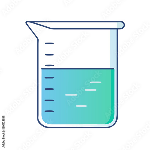 beaker icon, beaker vector illustration-simple illustration of beaker, perfect for beaker logos and icons
