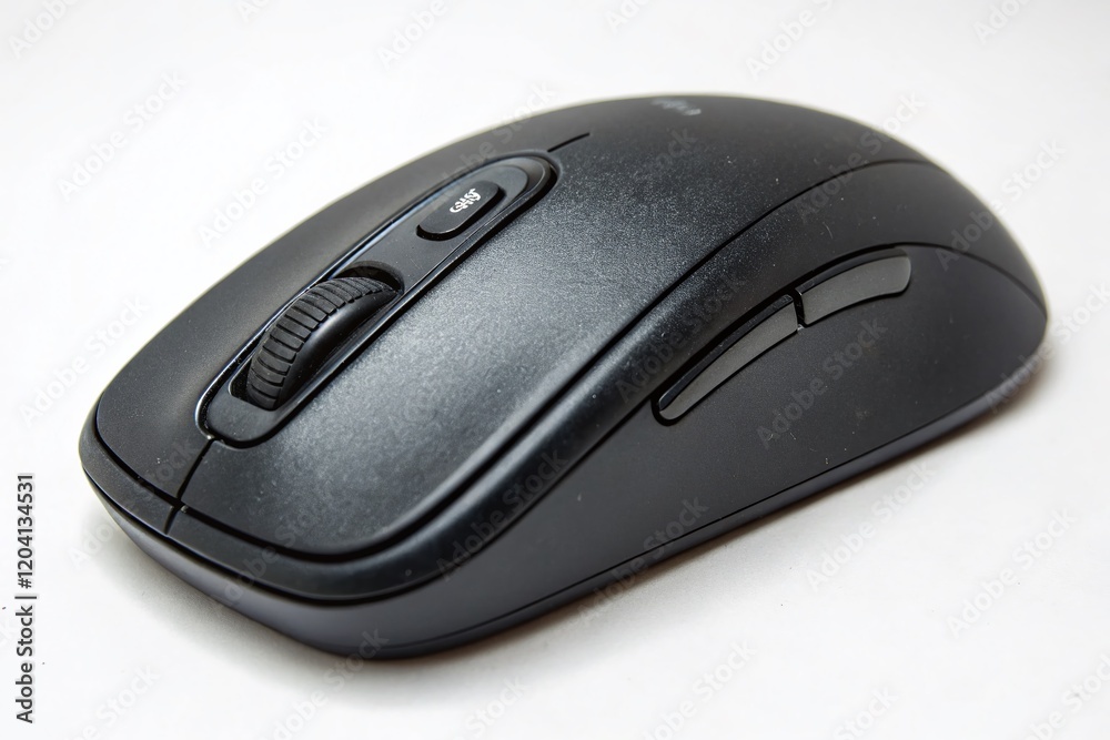 Wireless Computer Mouse, Isolated on White Background - High-Resolution Stock Photo Wireless Computer Mouse, Isolated on White Background - High-Resolution Stock Photo