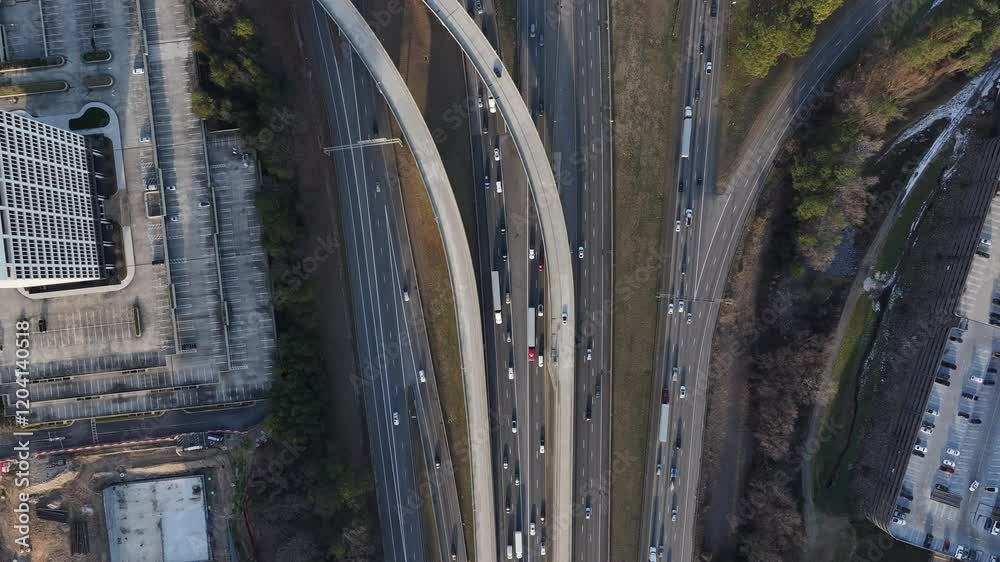 Interchange Interstate From Above