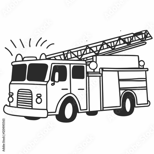 fire truck illustration