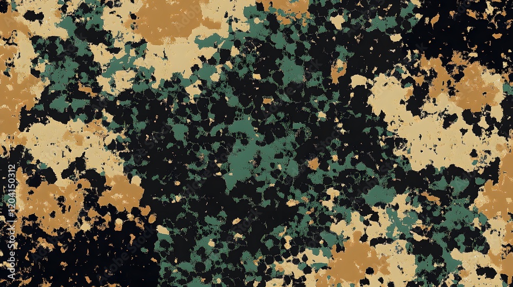 Digital camouflage background, army green, chocolate, and light brown color, with a blend of natural colors used for camouflage Digital camouflage background, army green, chocolate, and light brown color, with a blend of natural colors used for camouflage