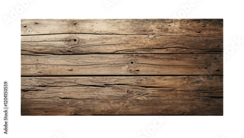 Rustic Wooden Plank Textures with Nails and Natural Weathering for Background or Design