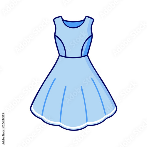 dress icon, dress vector illustration-simple illustration of dress, perfect for dress logos and icons